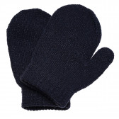 Πλεκτά γάντια με ένα δάχτυλο για αγόρια, μπλε Idexe 182882 