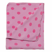 Σετ κουβέρτας και σκούφου για μωρό, σε ροζ χρώμα  183108 3