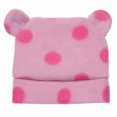 Σετ κουβέρτας και σκούφου για μωρό, σε ροζ χρώμα  183109 4