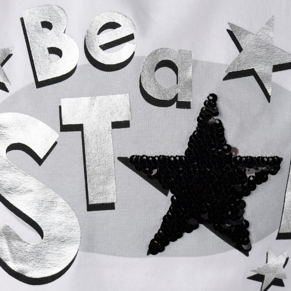 Μπλουζάκι, σχέδιο"Be a star", για κορίτσια Idexe 183522 3