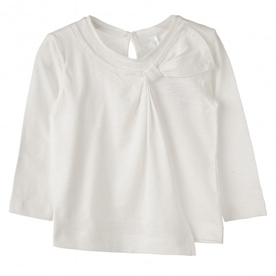 Βαμβακερό μπλουζάκι με χαριτωμένο φιόγκο για κορίτσια Idexe 183536 