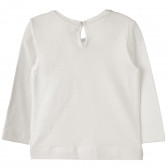 Βαμβακερό μπλουζάκι με χαριτωμένο φιόγκο για κορίτσια Idexe 183539 4