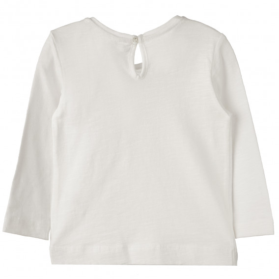 Βαμβακερό μπλουζάκι με χαριτωμένο φιόγκο για κορίτσια Idexe 183539 4