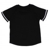 Μπλουζάκι βαμβακερό για μωρά, μαύρο Idexe 183571 4
