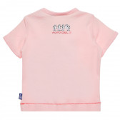 Μπλουζάκι με τύπωμα αγελάδας, ροζ Idexe 183796 4