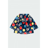 Μπουφάν με κουκούλα και πολύχρωμες κουκκίδες για το μωρό Boboli 184036 2