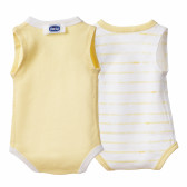 Βαμβακερό σετ από δύο φορμάκια για μωρό, κίτρινο χρώμα         Chicco 184931 2