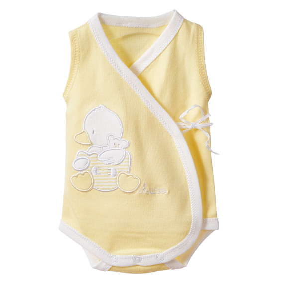 Βαμβακερό σετ από δύο φορμάκια για μωρό, κίτρινο χρώμα         Chicco 184933 4