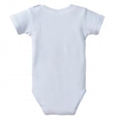 Βαμβακερό κορμάκι για μωρό, σε γαλάζιο χρώμα Chicco 184954 4