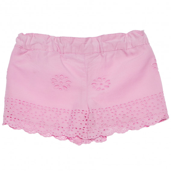 Βαμβακερό παντελόνι για μωρό, ροζ Chicco 185032 2