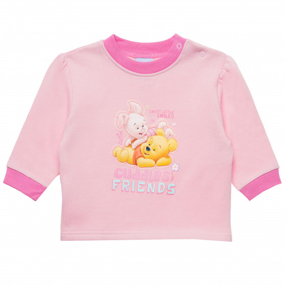 Σετ δύο κομματιών: μπλούζα και παντελόνι για κορίτσι, ροζ Disney 185475 3