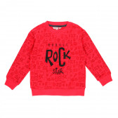 Rock Star βαμβακερή μπλούζα για αγόρια, κόκκινο Boboli 185682 2