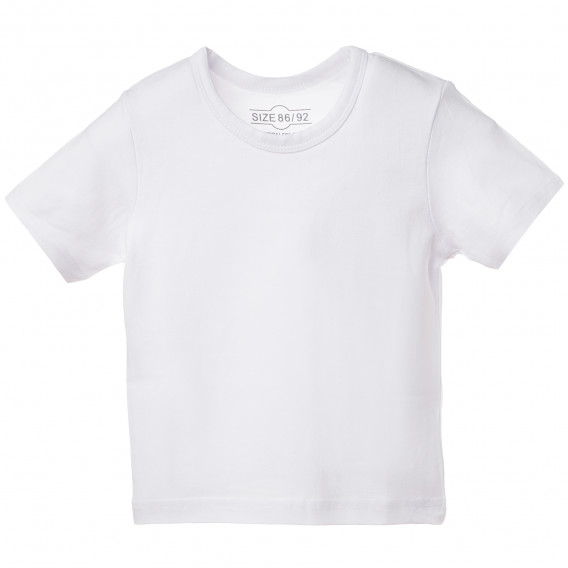 Βαμβακερή μπλούζα για κορίτσι, σε λευκό χρώμα Disney 185813 