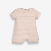 Κοντομάνικο, βαμβακερό φορμάκι για κορίτσι, σε ροζ χρώμα   PIPPO&PEPPA 185931 