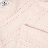 Κοντομάνικο, βαμβακερό φορμάκι για κορίτσι, σε ροζ χρώμα   PIPPO&PEPPA 185933 3