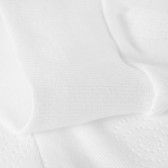 Λευκό, βαμβακερό, βρεφικό παντελόνι PIPPO&PEPPA 185972 4