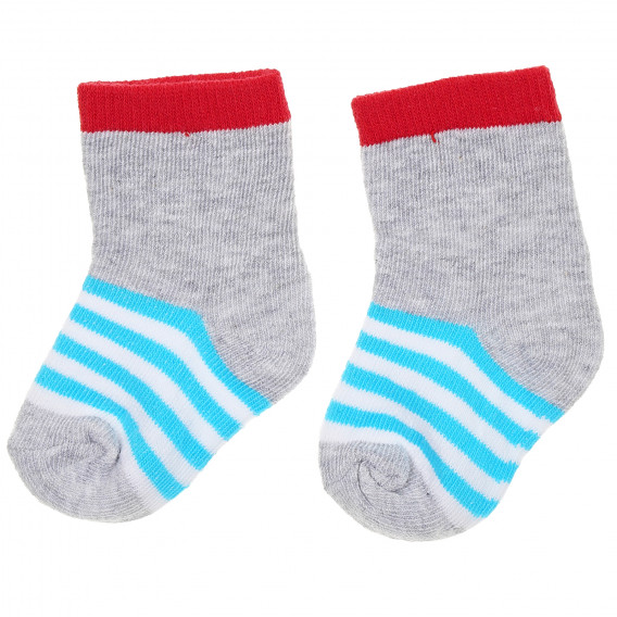 Πολύχρωμο σετ από τρία ζευγάρια παιδικές κάλτσες, για αγόρι YO! 186748 4