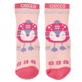 Κάλτσες για κορίτσι με τύπωμα, ροζ Chicco 186916 