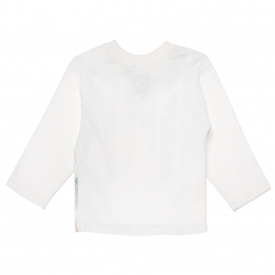 Λευκή μπλούζα με μακριά μανίκια για αγόρι Chicco 186937 2