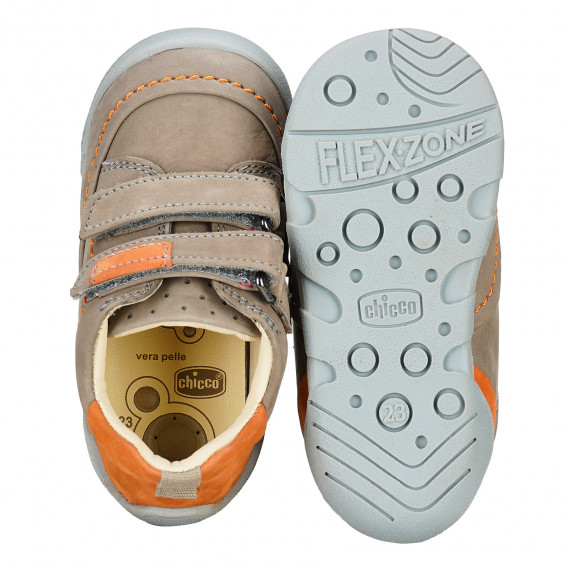 Μπότες μωρού για αγόρι, γκρι χρώμα Chicco 187152 3