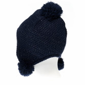 Χειμερινό καπέλο με φούντες για ένα κορίτσι, μπλε Z Generation 187482 