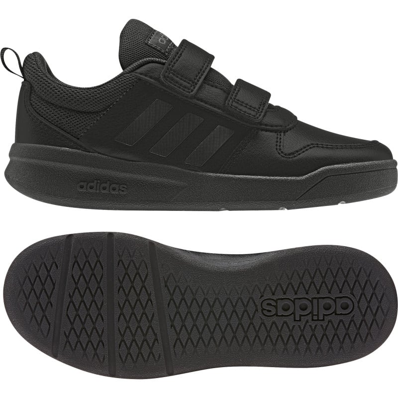 Δερμάτινα αθλητικά παπούτσια Adidas, σε μαύρο χρώμα, με velcro  187760