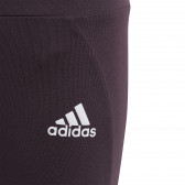 Βαμβακερό κολάν Adidas σε σκούρο και ανοιχτό μπλε χρώμα για κορίτσια Adidas 187924 5
