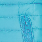 Μπουφάν με κουκούλα και τσέπες, γαλάζιο Midimod 188143 2