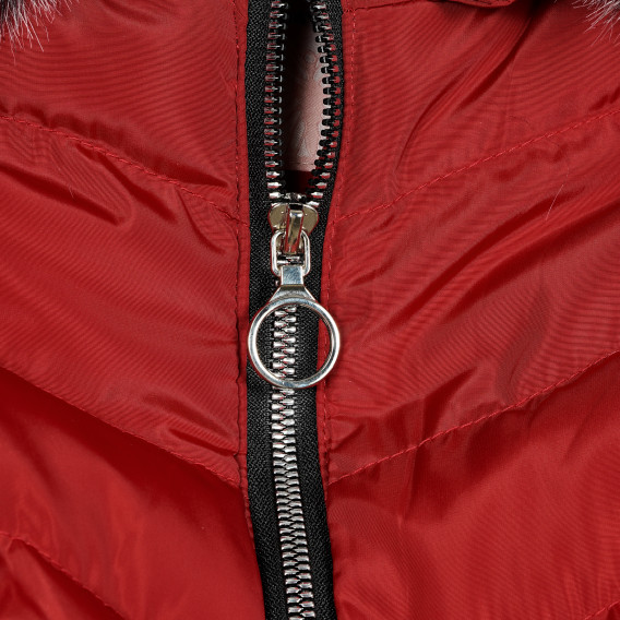 Χειμερινό μπουφάν για αγόρι με ασημένιο φερμουάρ και αφράτο γιακά MC United 188180 3