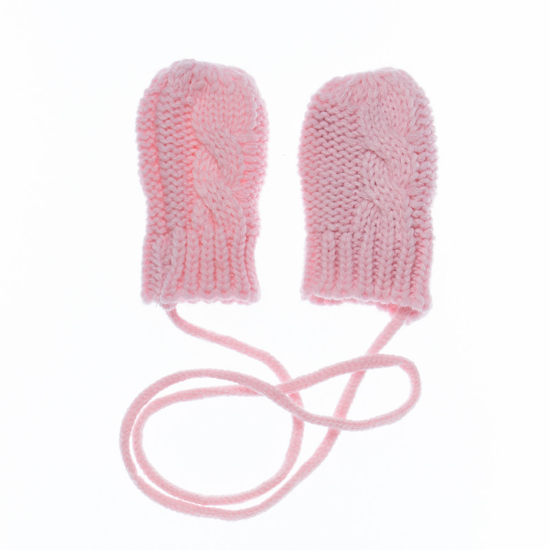 Βρεφικά γάντια για κορίτσι, ροζ  188395