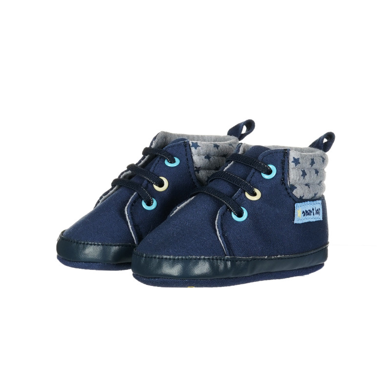 Μπλε παπούτσια με στάμπα με αστέρια για αγοράκι  188775