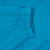 Βαμβακερό παντελόνι σε μπλε χρώμα με ελαστικά άκρα, για αγόρι Cool club 188894 3