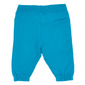 Βαμβακερό παντελόνι σε μπλε χρώμα με ελαστικά άκρα, για αγόρι Cool club 188895 4