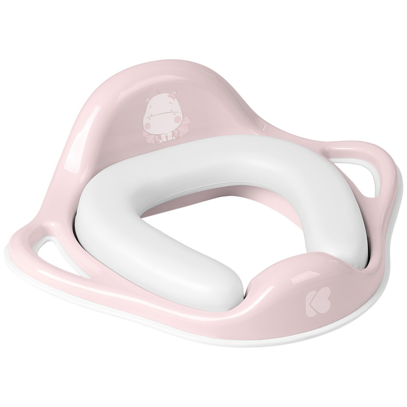 Κάθισμα τουαλέτας με μαλακό μαξιλάρι - Hippo, ροζ  189514