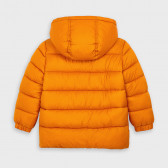 Χειμερινό μπουφάν με κουκούλα για αγόρι, πορτοκαλί Mayoral 189835 2