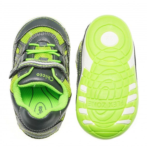 Πάνινα παπούτσια μωρού για αγόρι Chicco 190178 3