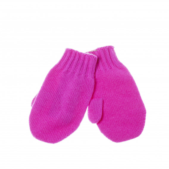 Γάντια μωρού ροζ για κορίτσι Benetton 190924 2