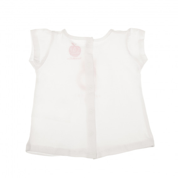 Βαμβακερό φόρεμα για κοριτσάκι, λευκό Tape a l'oeil 191094 6