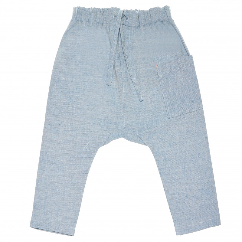 Γκρι παντελόνι με τύπο φουσκωτό για αγόρια  191110