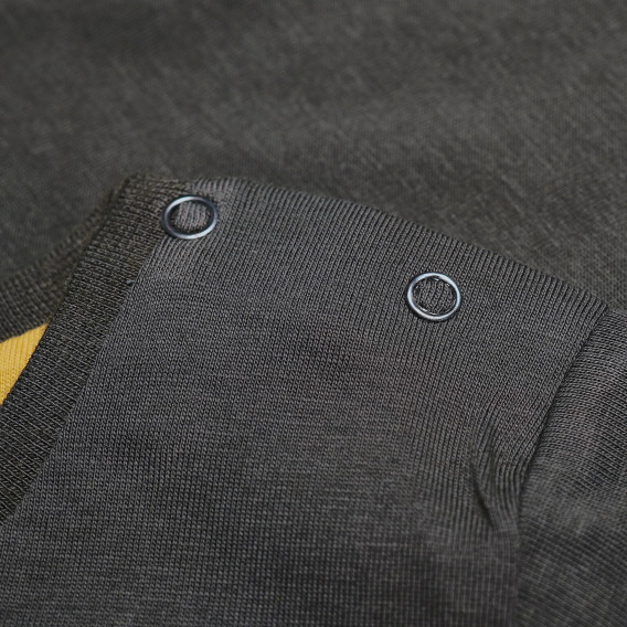 Μαύρο μπλουζάκι με λεζάντα και σχέδιο για αγόρι Yellow Submarine 191127 4