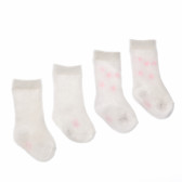 Ροζ σετ από δύο ζευγάρια κάλτσες για κοριτσάκι Z Generation 191557 2
