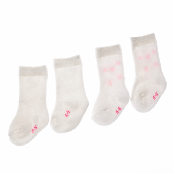 Ροζ σετ από δύο ζευγάρια κάλτσες για κοριτσάκι Z Generation 191558 3