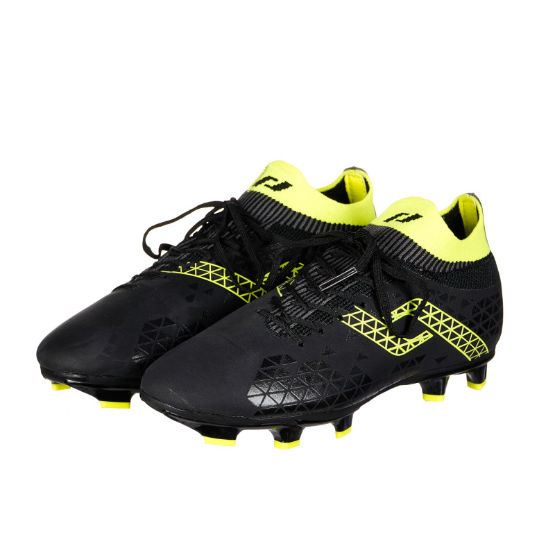 Μαύρα παπούτσια ποδοσφαίρου για αγόρι  192049