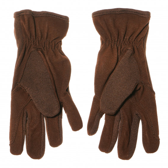 Γάντια σε καφέ χρώμα Wanabee 192440 2
