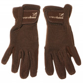 Γάντια σε καφέ χρώμα Wanabee 192441 3