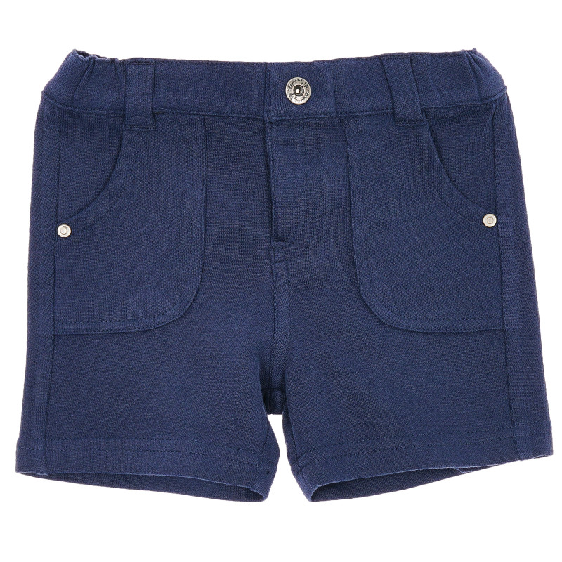 Μπλε, βαμβακερό, βρεφικό παντελόνι, για αγόρι  192591