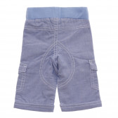 Βαμβακερό, βρεφικό παντελόνι για αγόρι, ανοιχτό μπλε Tape a l'oeil 192692 2