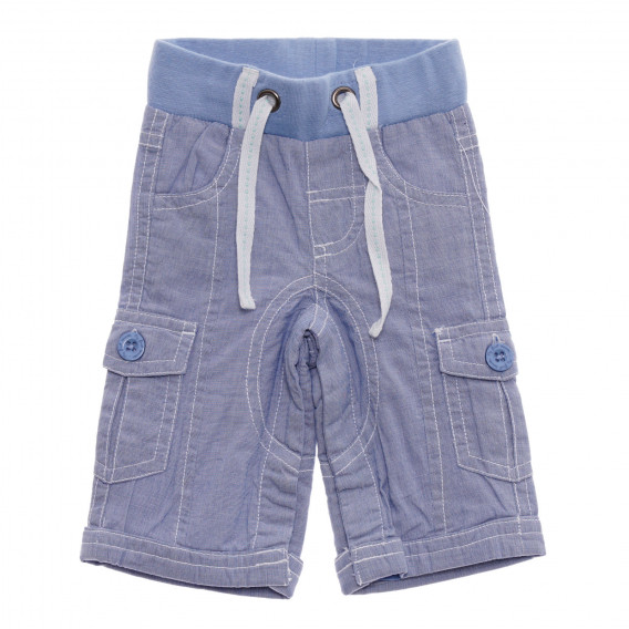 Βαμβακερό, βρεφικό παντελόνι για αγόρι, ανοιχτό μπλε Tape a l'oeil 192693 