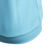 Μπλε φούτερ με κουκούλα και φερμουάρ. Adidas 193204 4