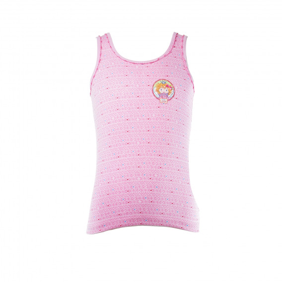 Βαμβακερή μπλούζα για ροζ κορίτσι SCHIESSER 193473 
